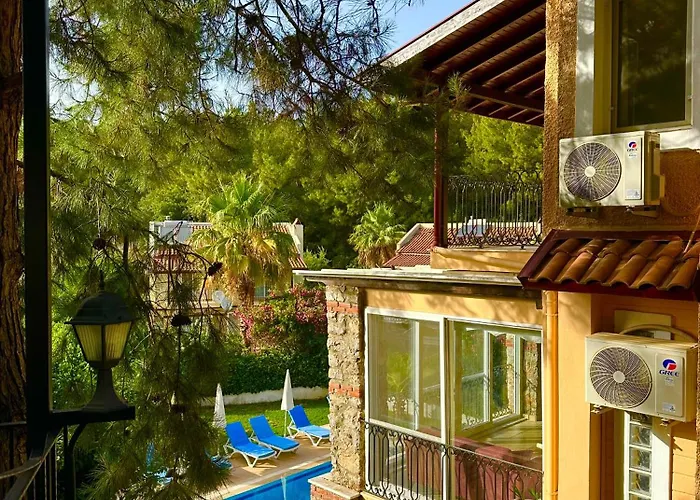 With A Private Pool And Mountain View In A Quiet Area Next To Fores * Fethiye