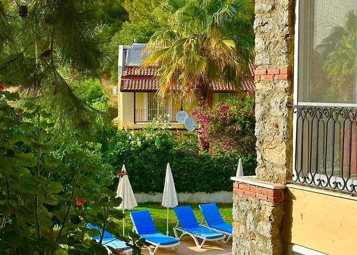 With A Private Pool And Mountain View In A Quiet Area Next To Fores Villa Fethiye
